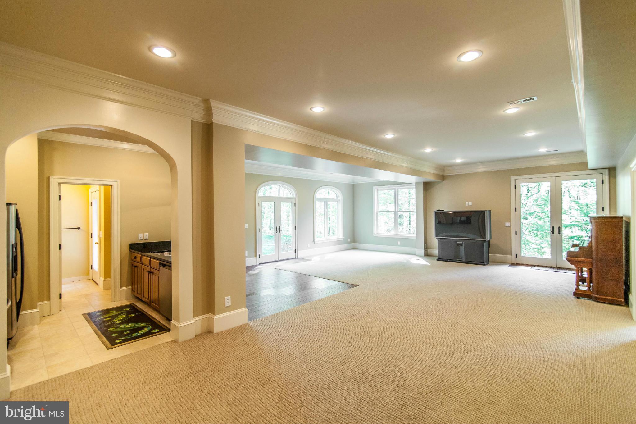 13448 Loyalty Road Leesburg, VA 20176 - Photo 26 of 30 Lower Level Rec Room and Kitchen