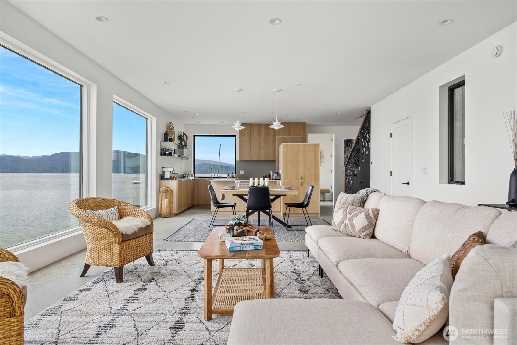 4869 Mercer Road Bow, WA 98232 - Photo 8 of 34 a living room with furniture and a large window