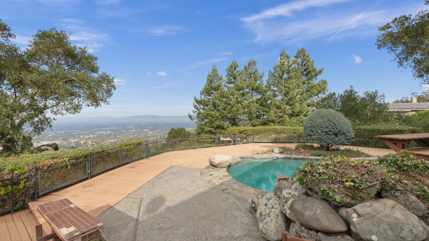 16353 Aztec Ridge Drive Los Gatos, CA 95030 - Photo 50 of 61 a view of a yard with an outdoor space
