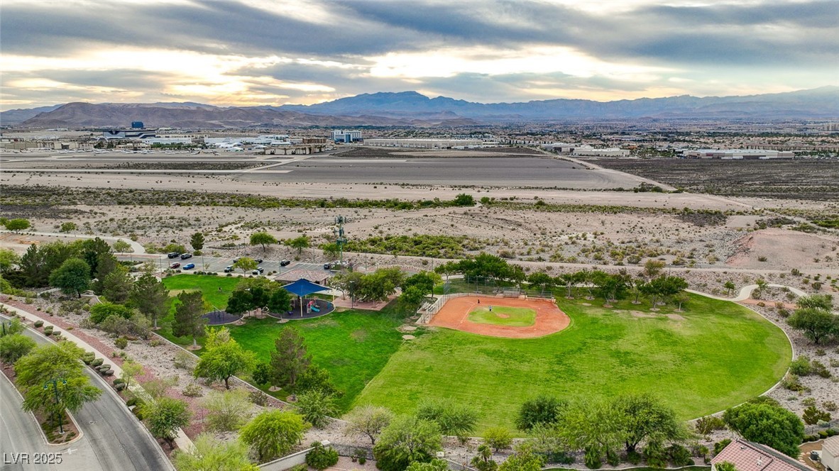 1335 Rolling Sunset Street Henderson, NV 89052 - Photo 66 of 72 Bird's eye view with a mountain view