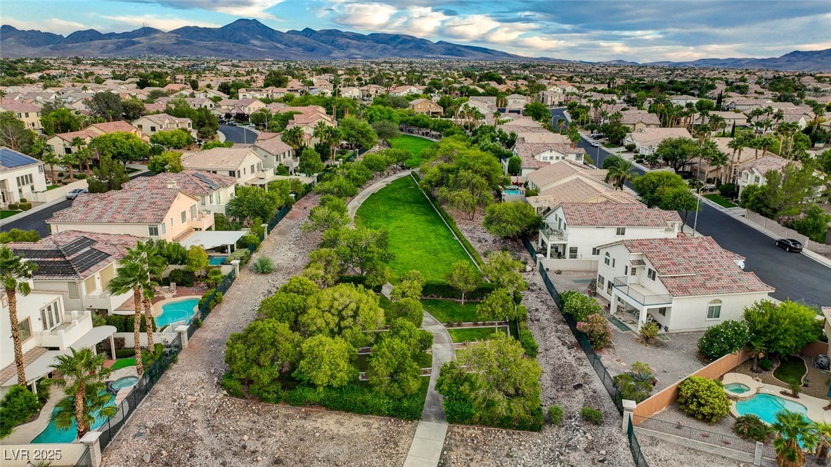 1335 Rolling Sunset Street Henderson, NV 89052 - Photo 70 of 72 Drone / aerial view featuring a residential view a