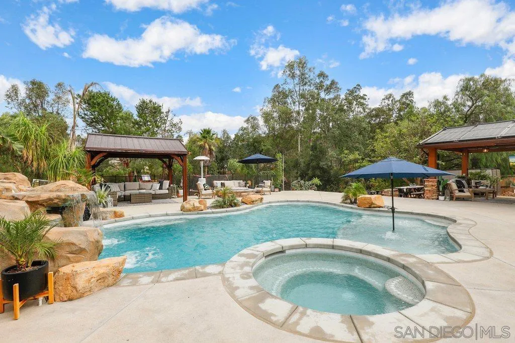 11130 Boulder Pass Escondido, CA 92026 - Photo 40 of 55 a view of a swimming pool with a patio
