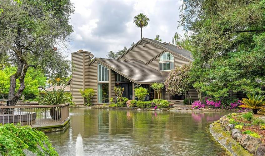 7650 Pineridge Road Fair Oaks, CA 95628 - Photo 57 of 67 View of the home from across the lake