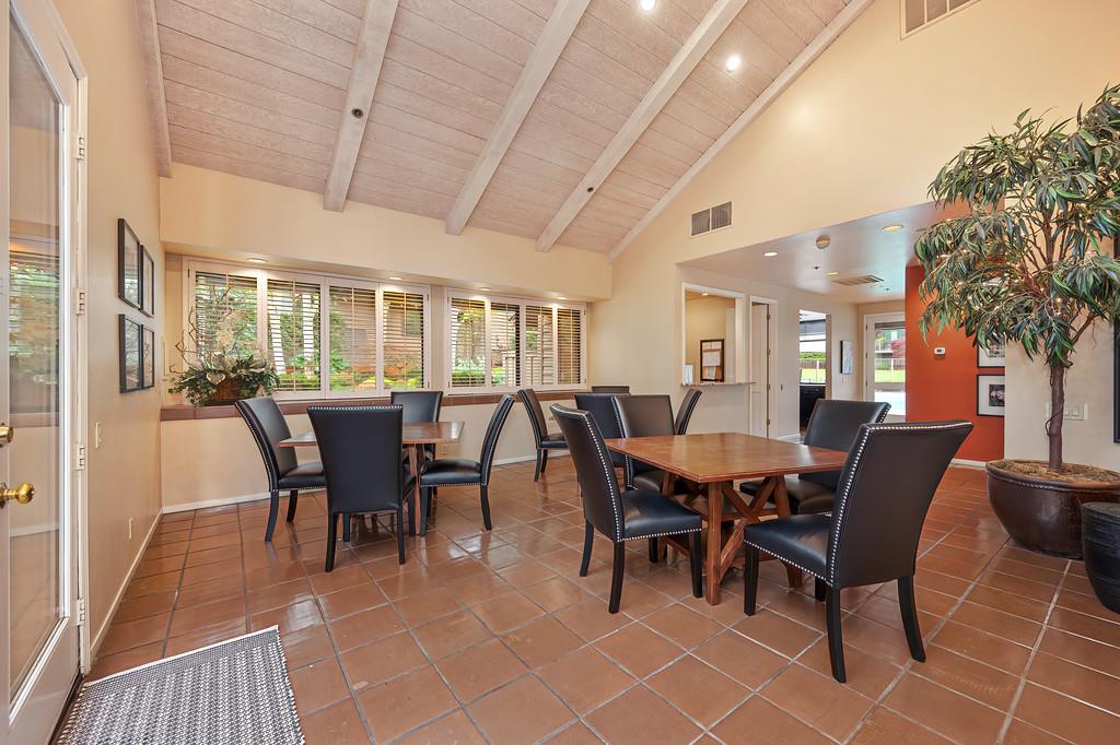 7650 Pineridge Road Fair Oaks, CA 95628 - Photo 62 of 67 The Lakes Clubhouse - perfect for gatherings, full kitchen toward the pool area