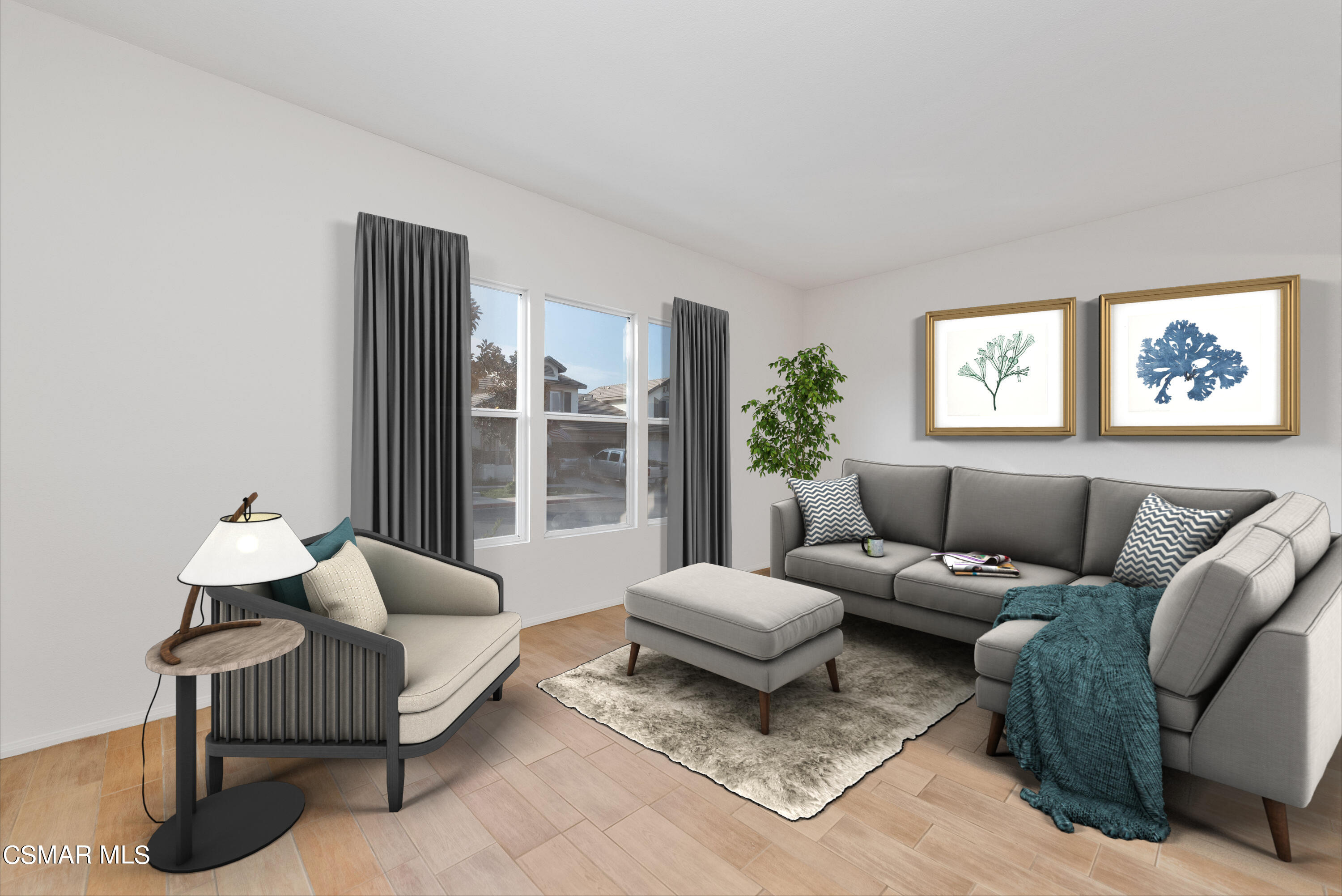 5641 Daisy Street Simi Valley, CA 93063 - Photo 3 of 49 a living room with furniture and a large window