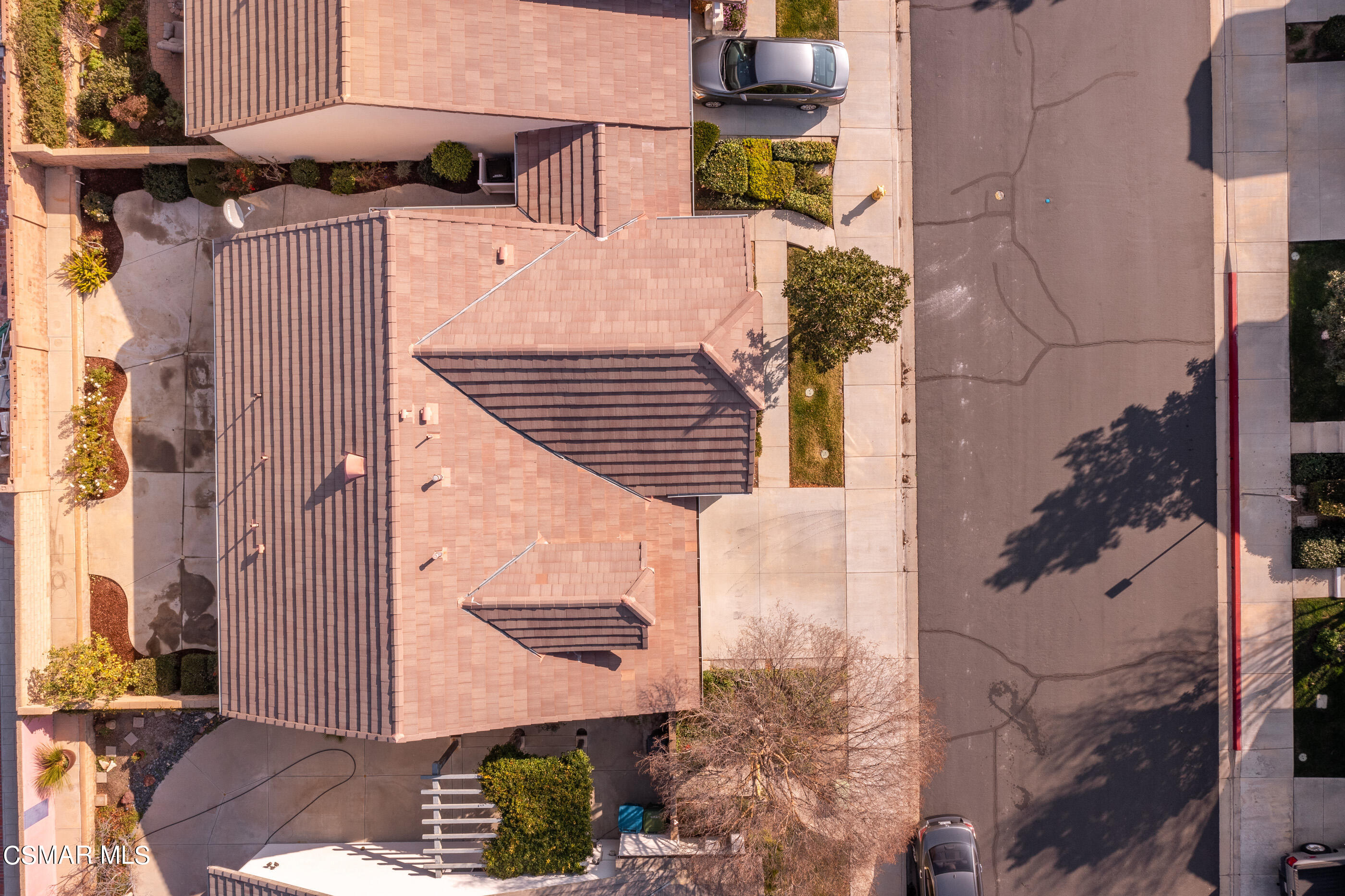 5641 Daisy Street Simi Valley, CA 93063 - Photo 43 of 49 an aerial view of a house with a street