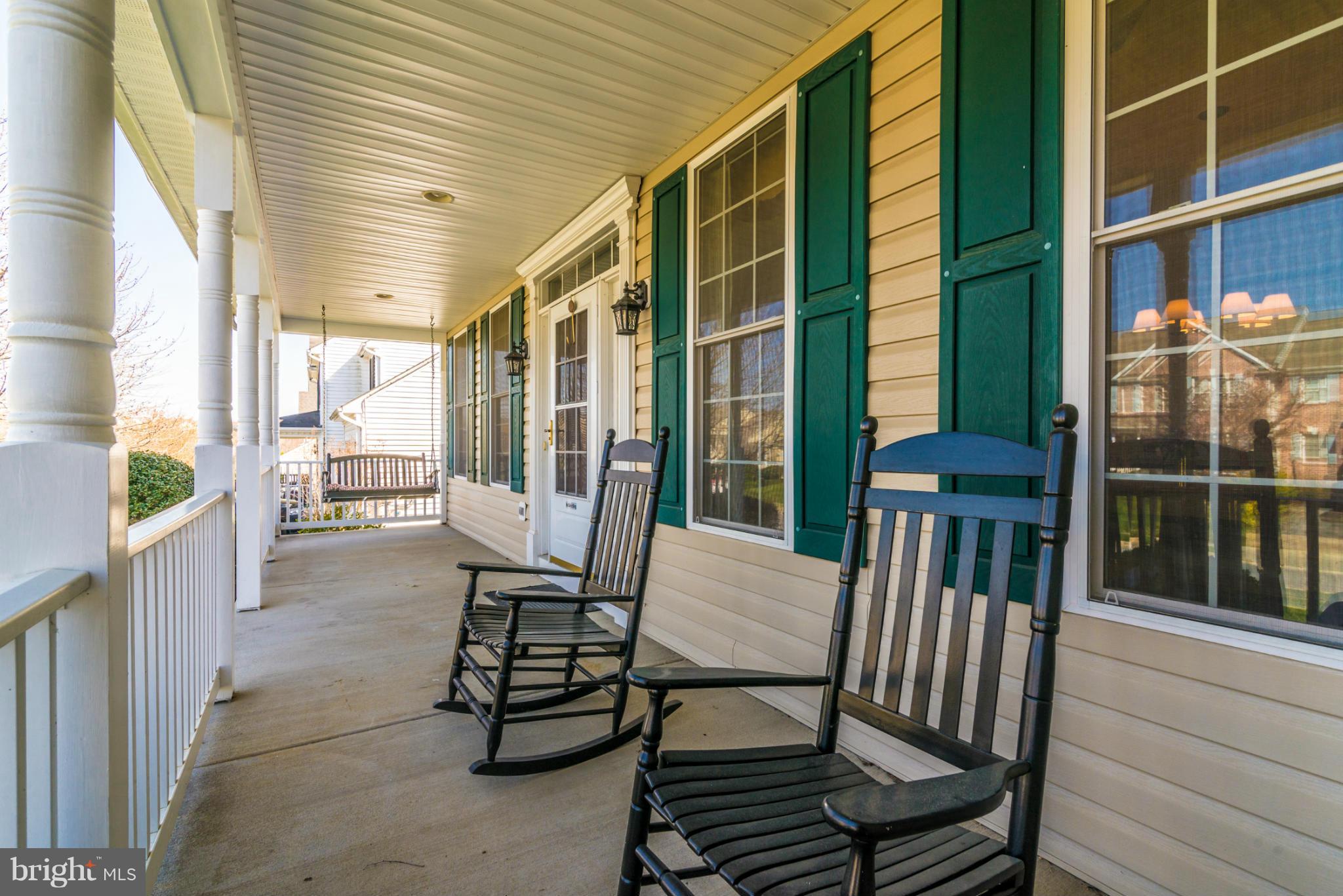 801 Longbow Road Mount Airy, MD 21771 - Photo 2 of 30 Country Porch with swing (Front)
