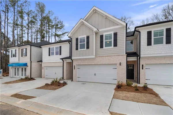 a house view with a outdoor space
