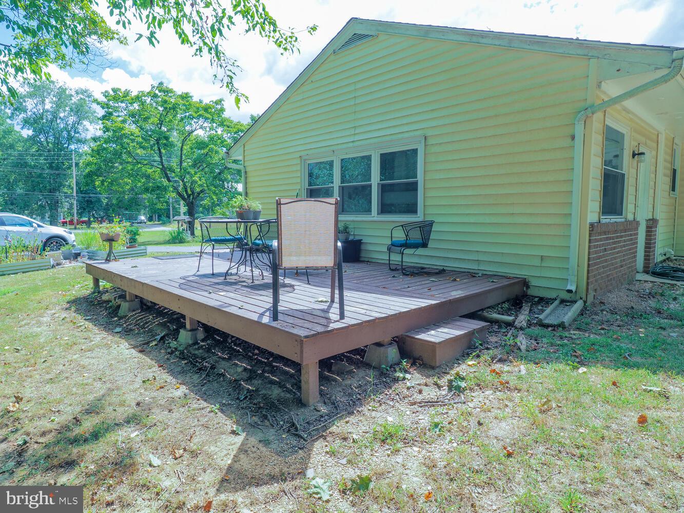 614 Paradise Road Aberdeen, MD 21001 - Photo 9 of 41 Side Deck Facing Creek and Woods