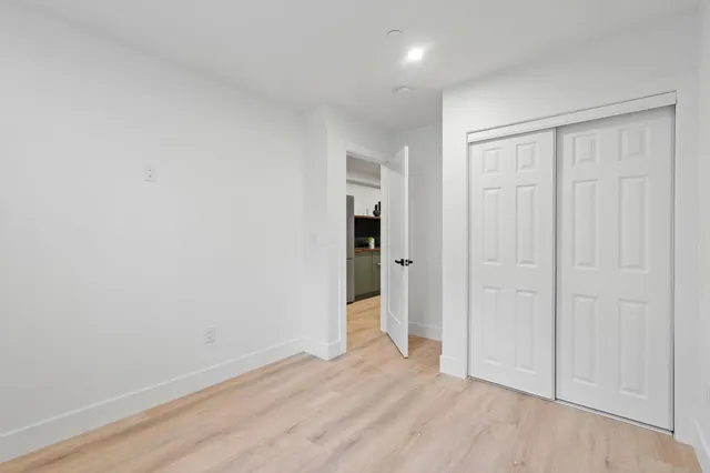 a front view of a multi story residential apartment building