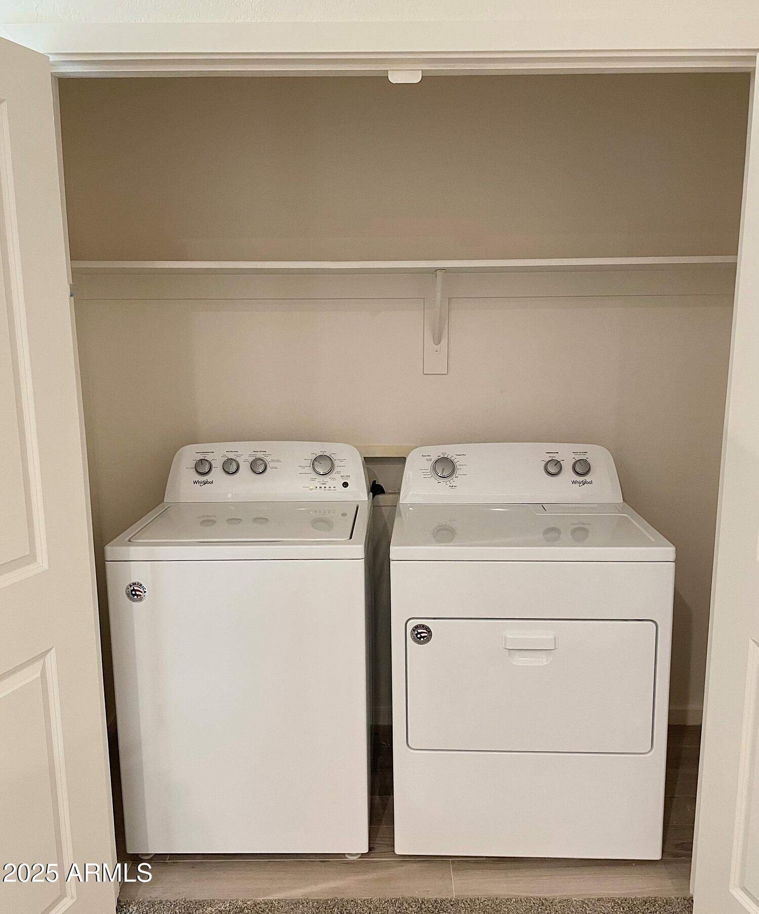 701 North McQueen Road, Unit 12 Chandler, AZ 85225 - Photo 4 of 15 a utility room with dryer and washer