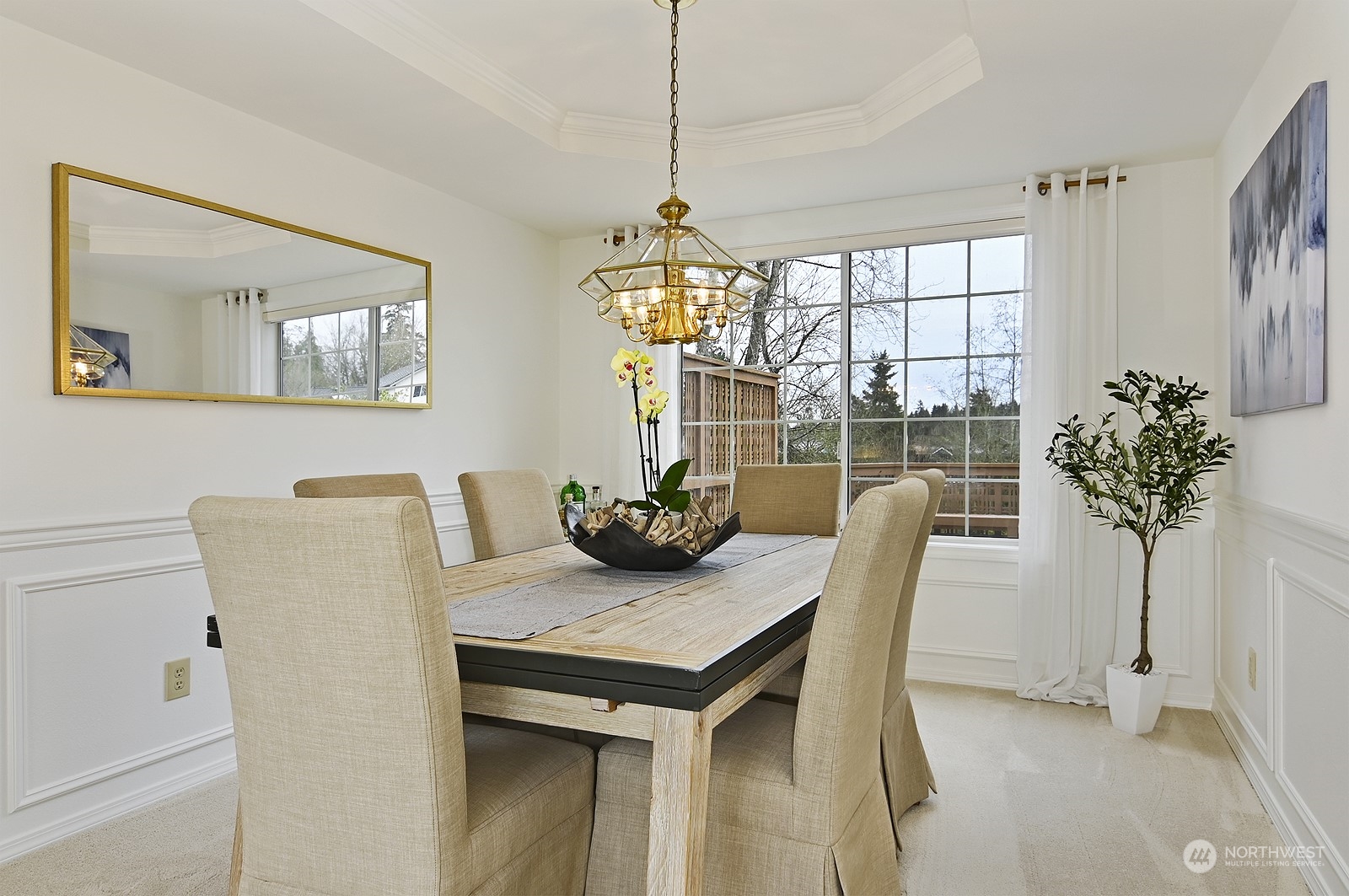 9117 Northeast 151st Street Bothell, WA 98011 - Photo 6 of 31 a view of a dining room with furniture window and outside view