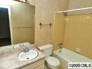 1133 Wimbledon Road Charlotte, NC 28209 - Photo 6 of 8 a bathroom with a sink a toilet and shower