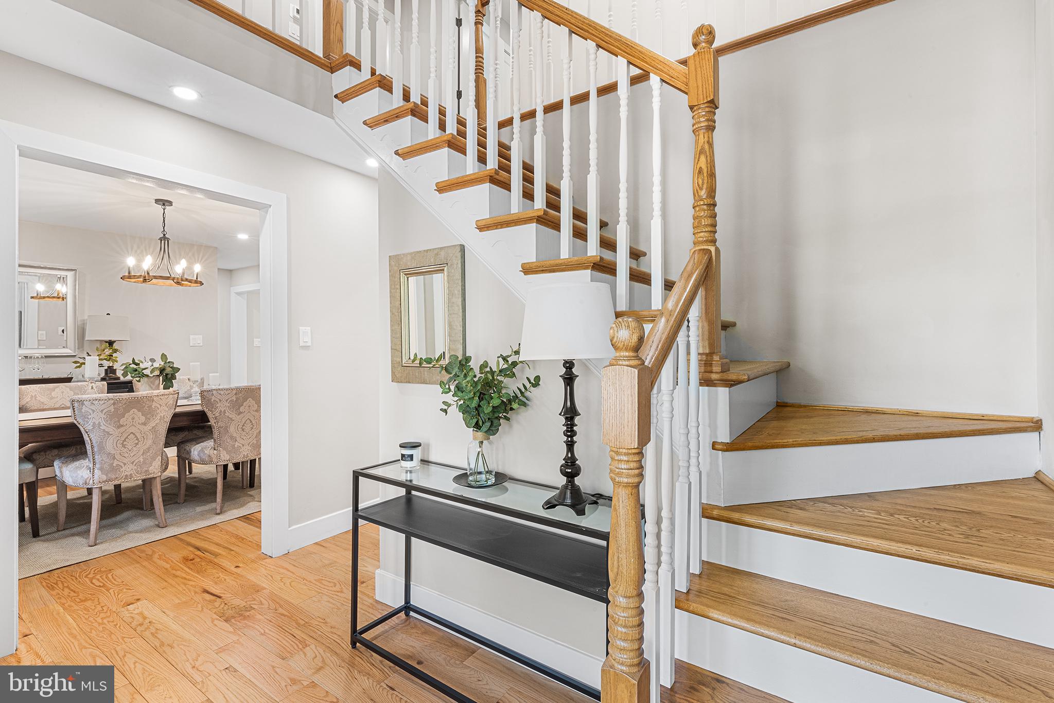 849 Glenn Circle Wayne, PA 19087 - Photo 10 of 36 a view of entryway and hall with wooden floor