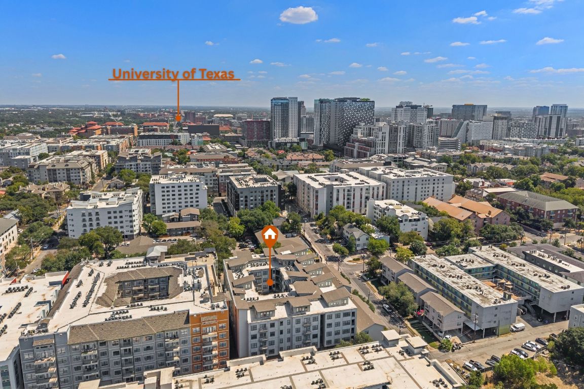 2502 Leon Street, Unit 511 Austin, TX 78705 - Photo 2 of 27 a view of a city
