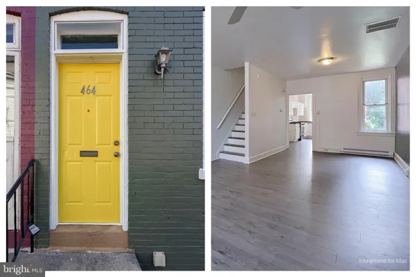 a view of an entryway door with wooden floor
