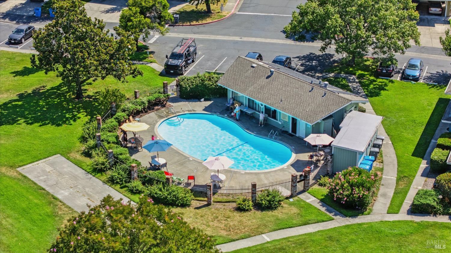 1890 Dorado Court Santa Rosa, CA 95403 - Photo 25 of 28 an aerial view of a house