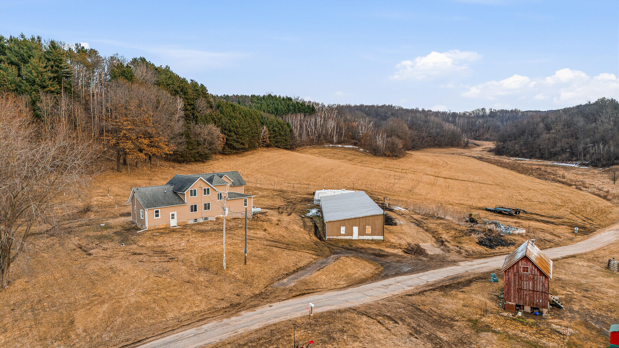 N3460 South Steine Road Franklin, WI 54627 - Photo 6 of 56 Aerial