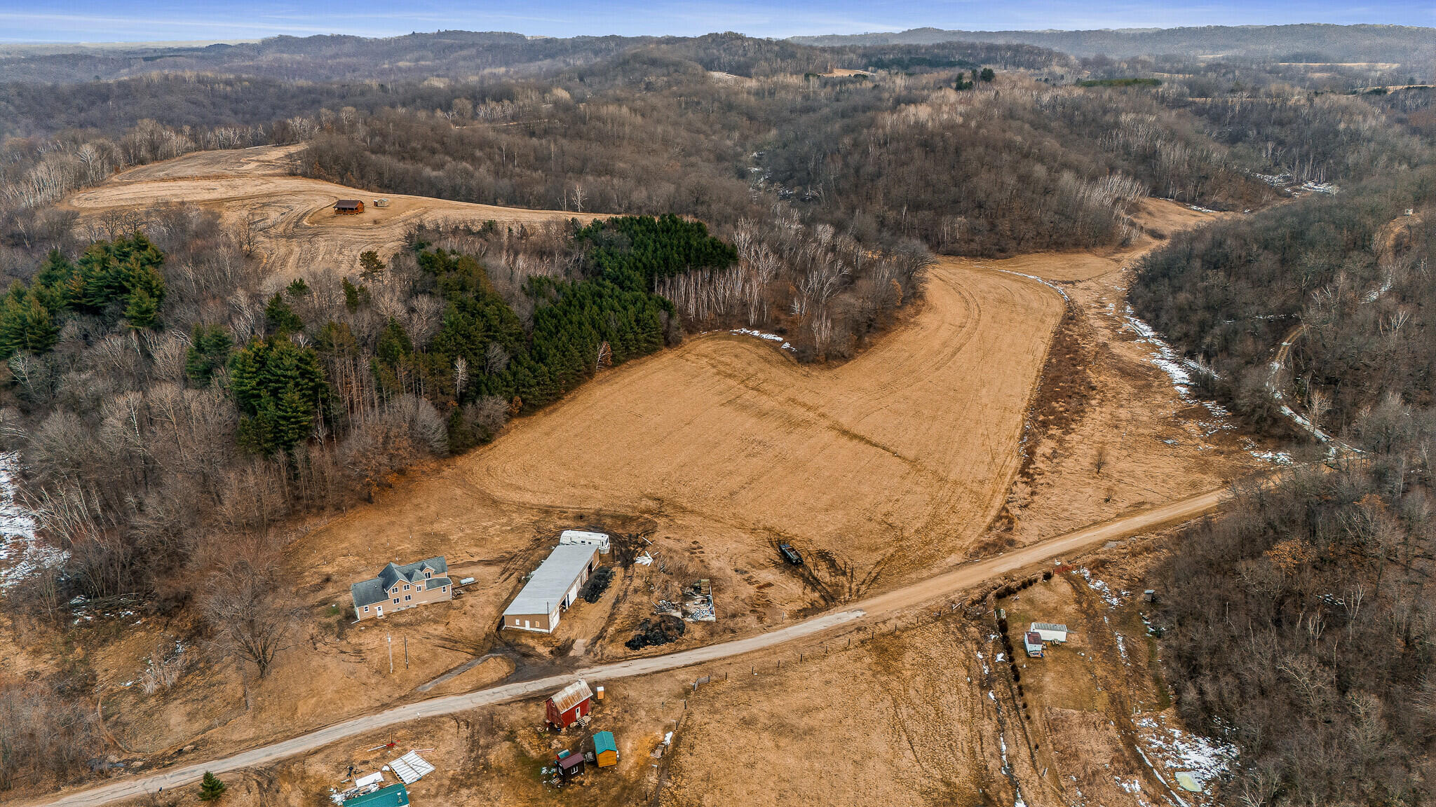 N3460 South Steine Road Franklin, WI 54627 - Photo 45 of 56 Aerial
