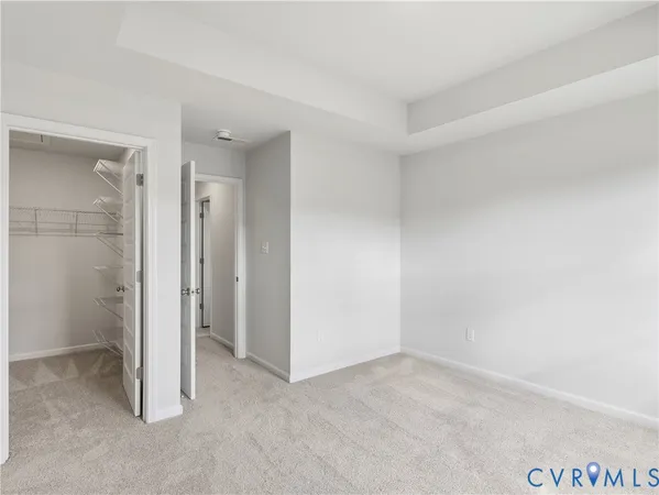 an empty room with a empty space