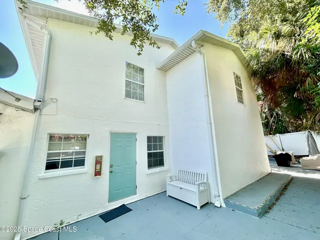 a view of a house with a outdoor space