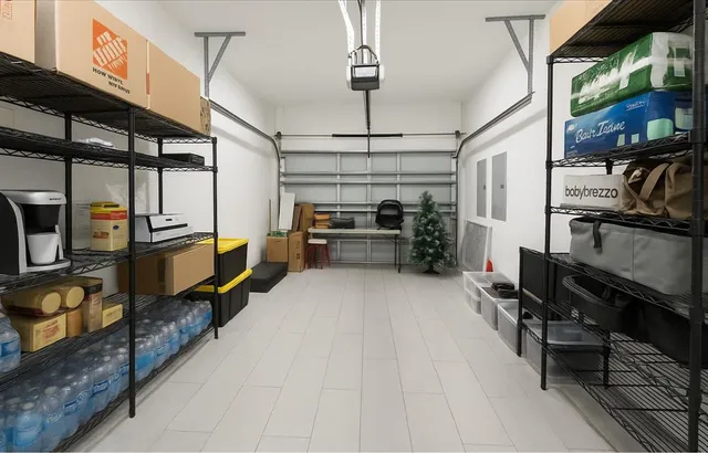 a view of gym equipment and a window