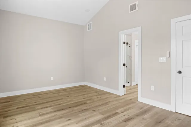 wooden floor in an empty room