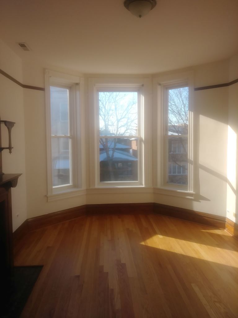 3013 South Wells Street, Unit 2 Chicago, IL 60616 - Photo 3 of 13 a view of room with window and hardwood floor
