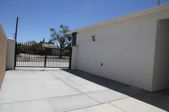 a view of balcony with wooden floor and wall