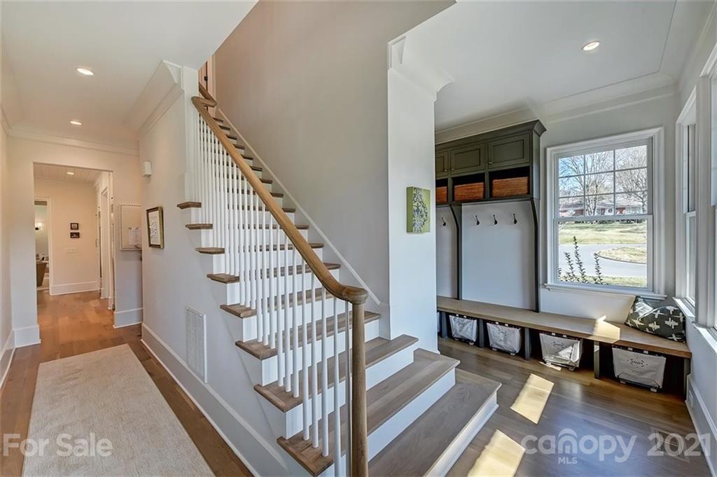 3452 Foxcroft Road Charlotte, NC 28211 - Photo 20 of 48 a view of entryway and hall with wooden floor