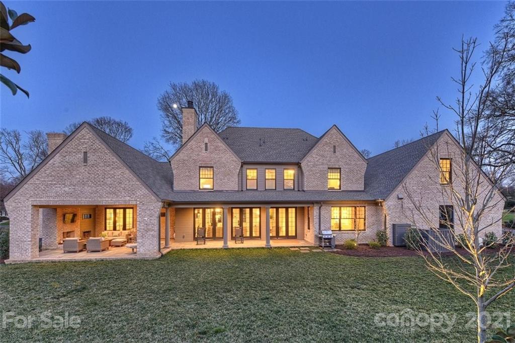 3452 Foxcroft Road Charlotte, NC 28211 - Photo 48 of 48 a view of a house with a yard and porch