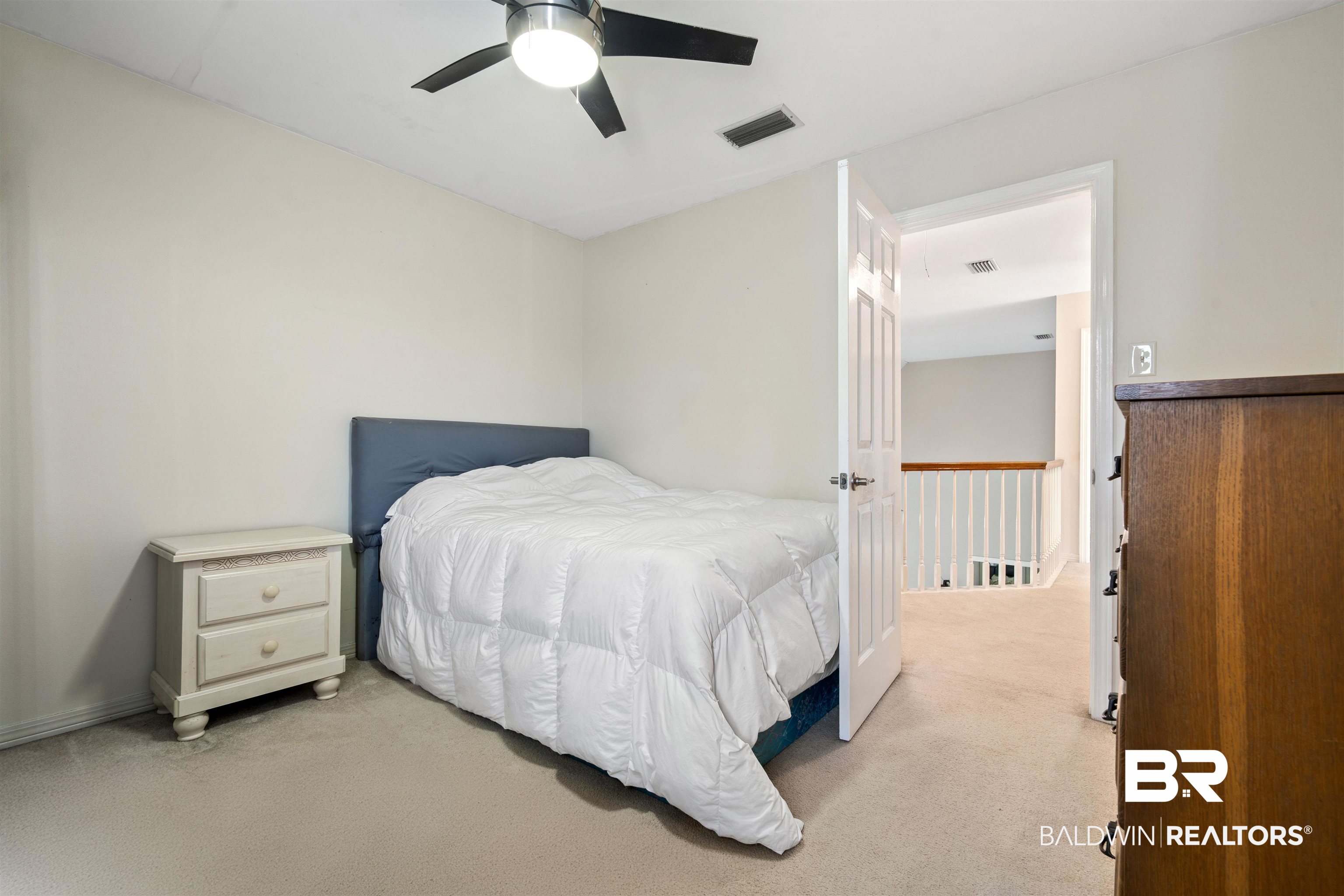 6457 Double Tree Court Mobile, AL 36695 - Photo 23 of 37 Carpeted bedroom with ceiling fan