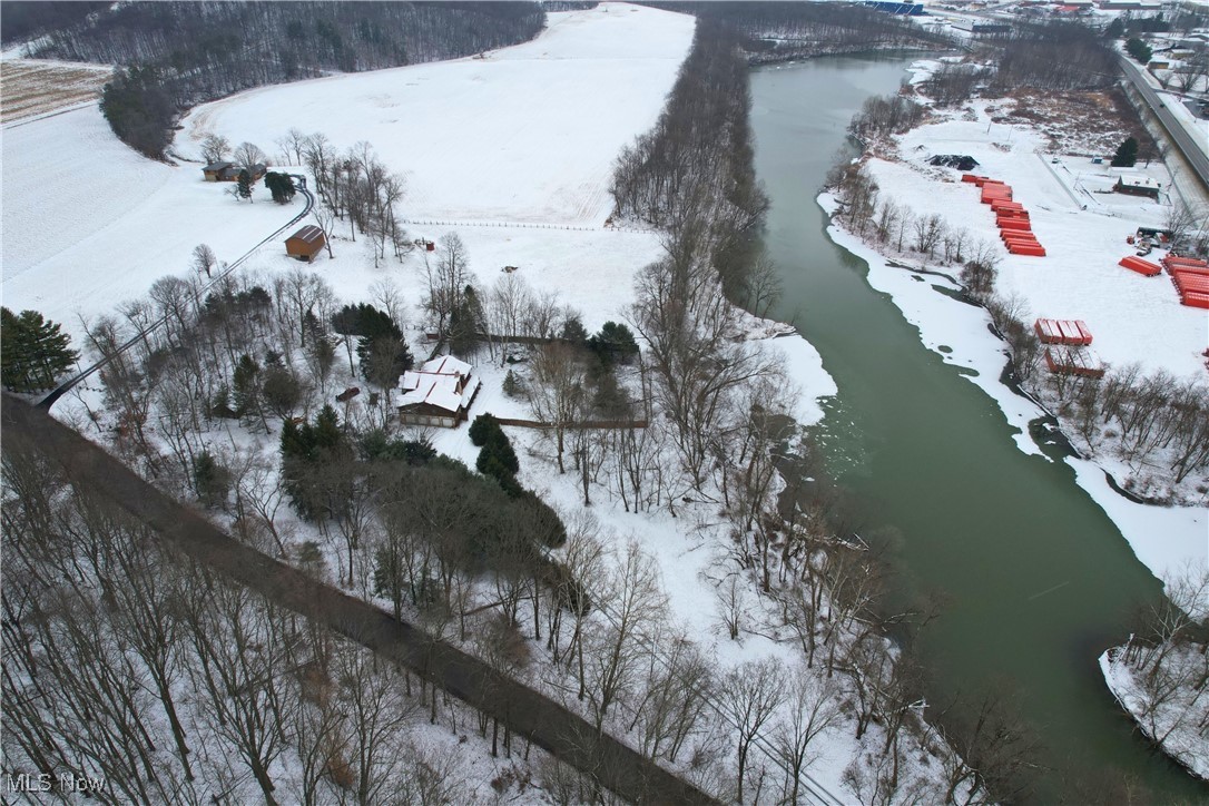 8026 Lee Road Northwest Malvern, OH 44644 - Photo 33 of 44 View of snowy aerial view