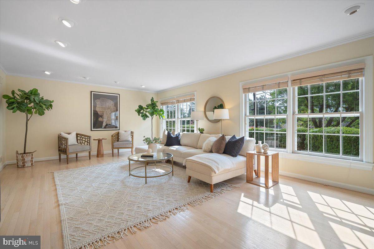 6305 Lenox Road Bethesda, MD 20817 - Photo 5 of 49 a living room with furniture and a large window