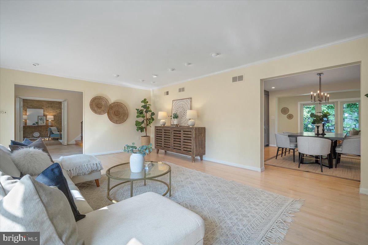 6305 Lenox Road Bethesda, MD 20817 - Photo 7 of 49 a living room with furniture and a large window