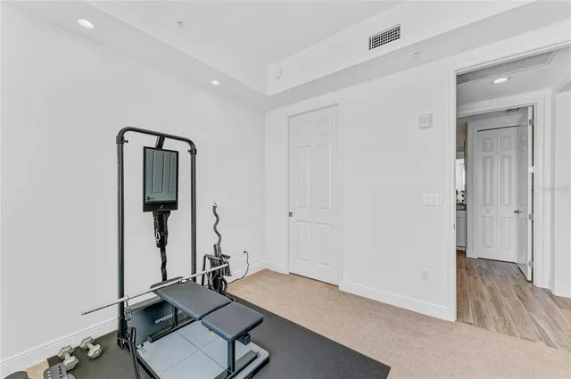 a room with furniture and a window