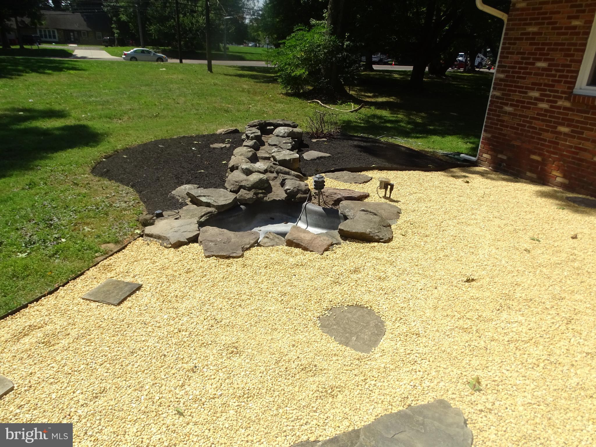 449 Street Road Warminster, PA 18974 - Photo 3 of 34 Custom soothing fountain in front yard