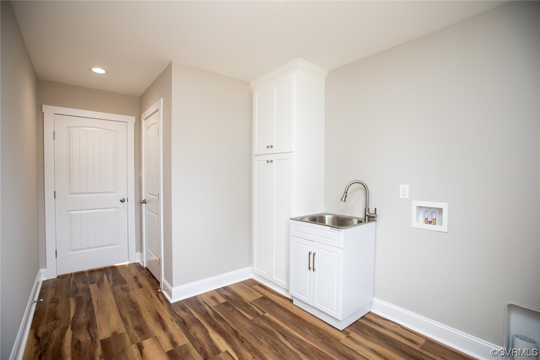 4086 Pin Oak Road Prospect, VA 23960 - Photo 17 of 44 a view of storage and utility room with wooden floor