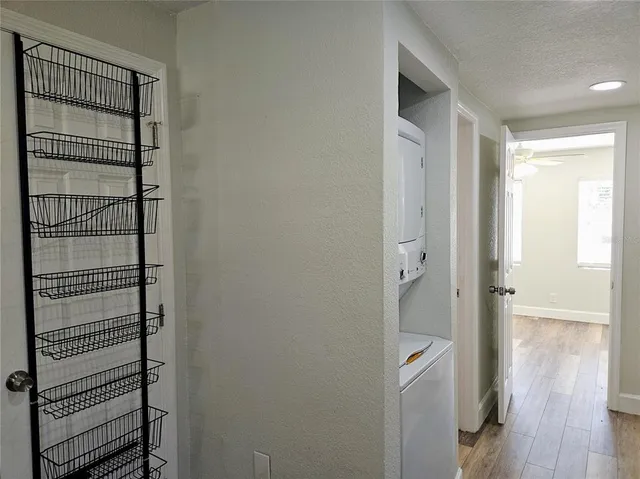 a view of bathroom with a shower