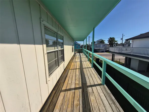 a view of balcony and deck