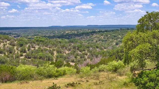 a view of a lake with houses