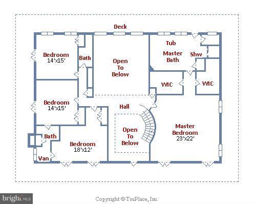 19234 Loudoun Orchard Road Leesburg, VA 20175 - Photo 29 of 30 Floor Plan Upper Level