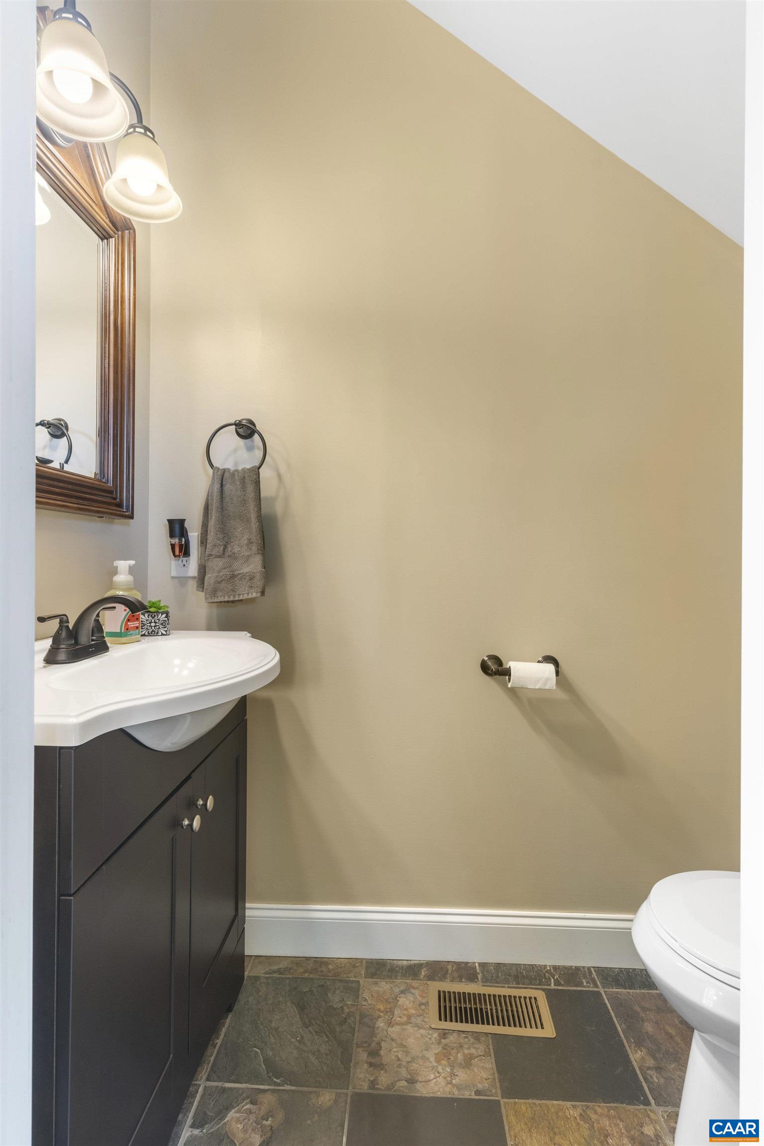 379 Crestview Drive Rustburg, VA 24588 - Photo 21 of 53 a bathroom with a sink and a mirror