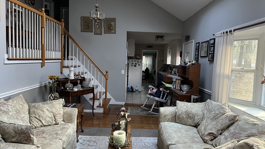 347 Main Street Boxford, MA 01921 - Photo 4 of 13 a living room with fireplace furniture and a window