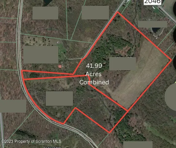 a bathroom with a small yard