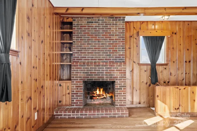a front view of a house with a window