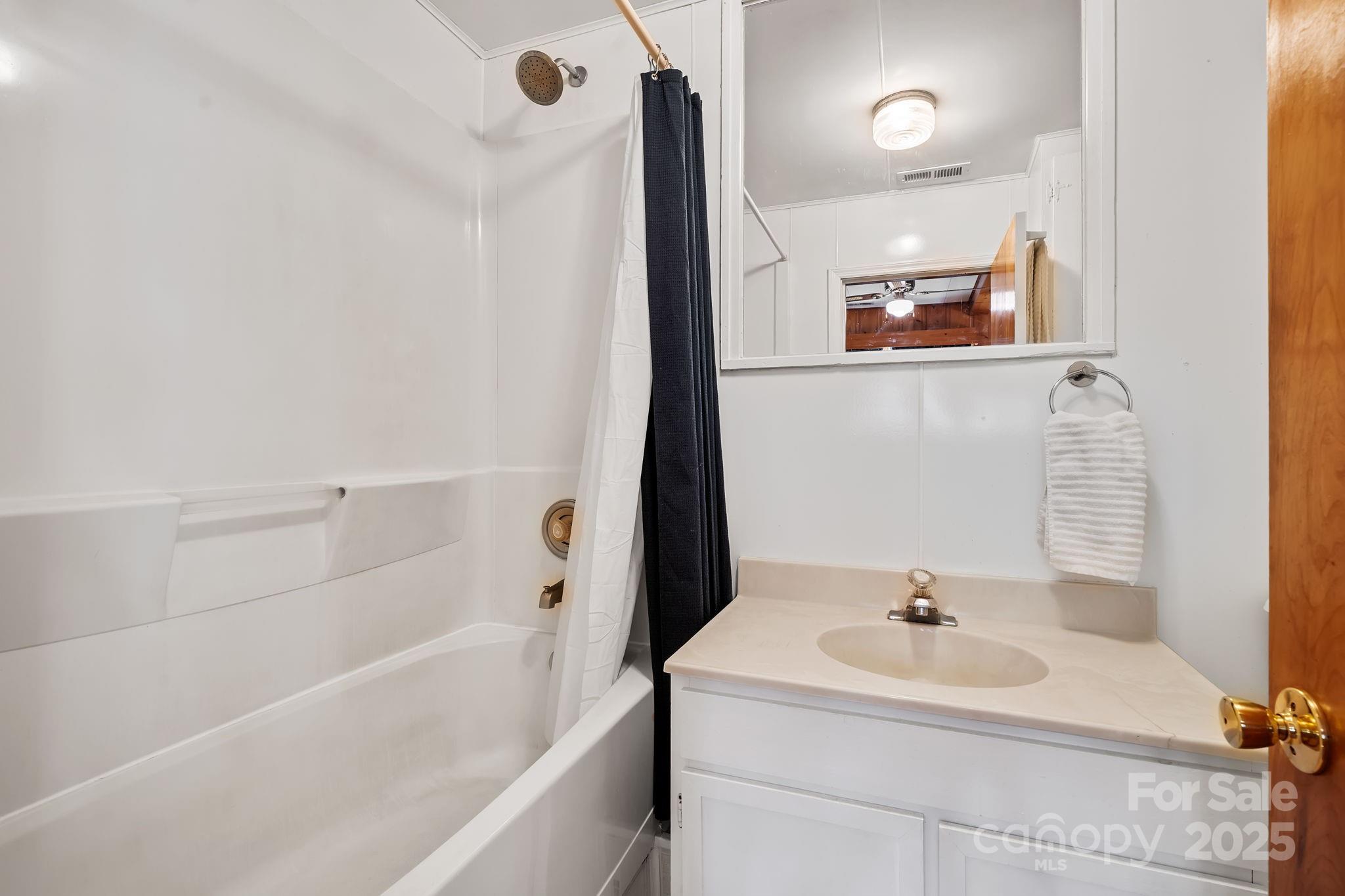 193 Dogwood Road Candler, NC 28715 - Photo 15 of 31 a bathroom with a sink and a bathtub