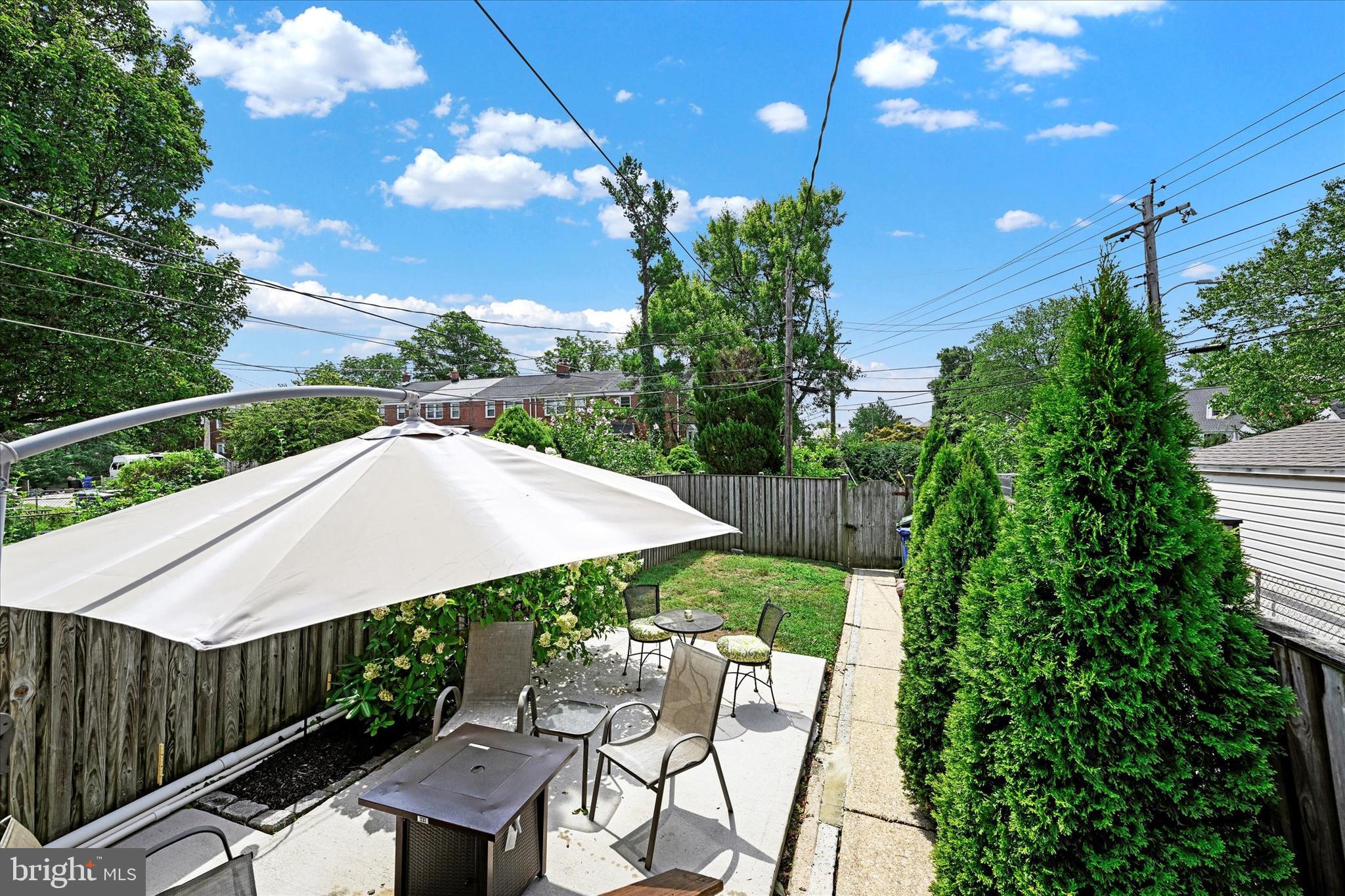 1203 Walker Avenue Baltimore, MD 21239 - Photo 23 of 31 a view of yard with patio and outdoor seating