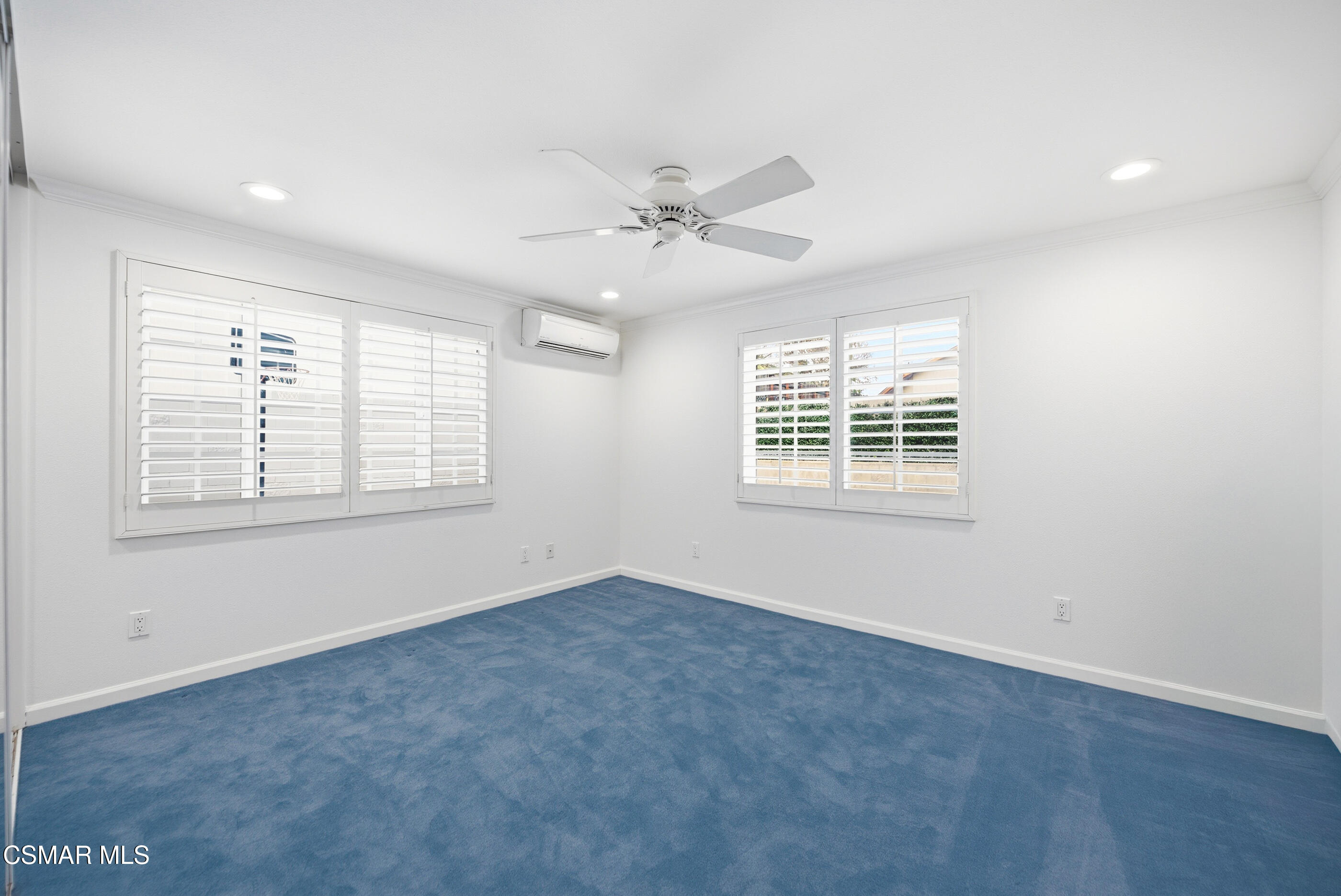 3598 Scofield Avenue Simi Valley, CA 93063 - Photo 34 of 86 an empty room with windows and ceiling fan