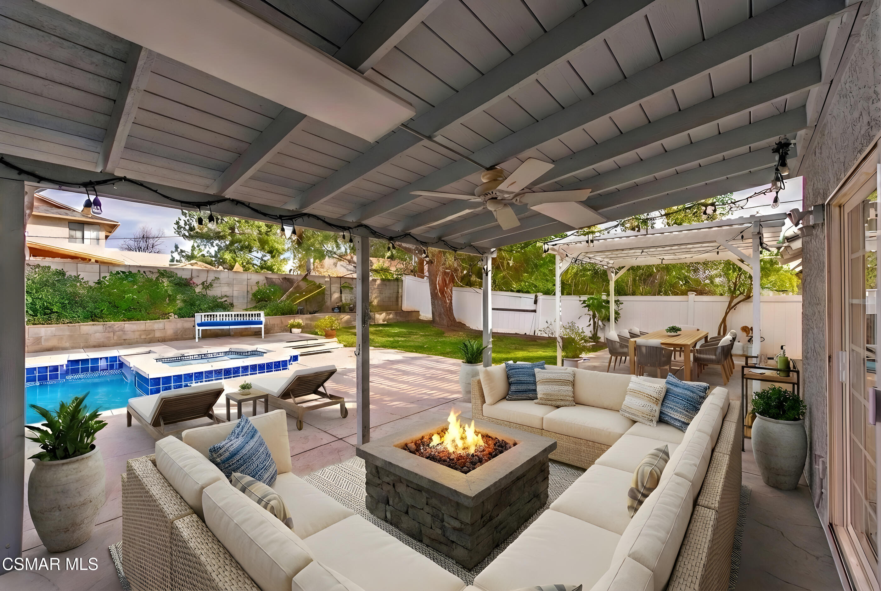 3598 Scofield Avenue Simi Valley, CA 93063 - Photo 60 of 86 a outdoor living space with patio furniture and a potted plant